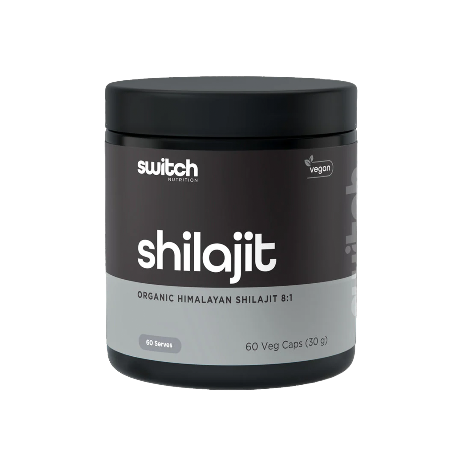 SWITCH NUTRITION SHILAJIT ORGANIC HIMALAYAN 8:1 (60 Caps)